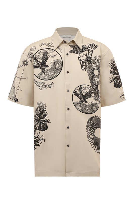 фото Хлопковая рубашка dries van noten