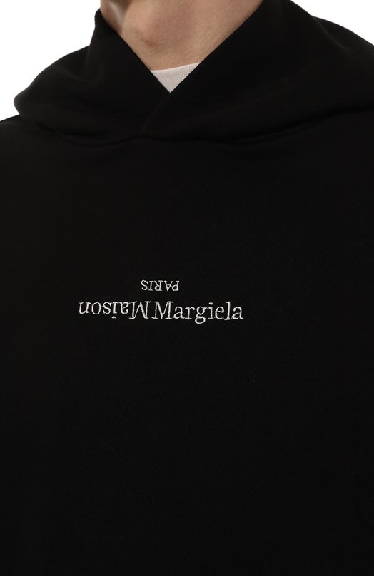 фото Хлопковое худи maison margiela