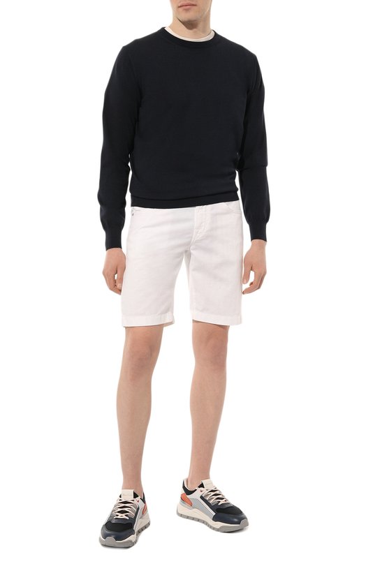 фото Шорты из хлопка и льна jacob cohen