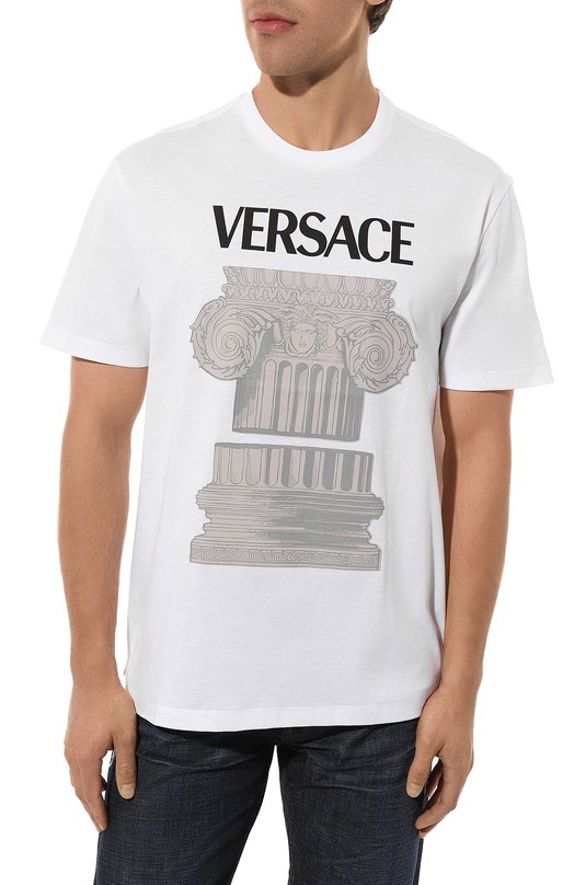 фото Хлопковая футболка versace