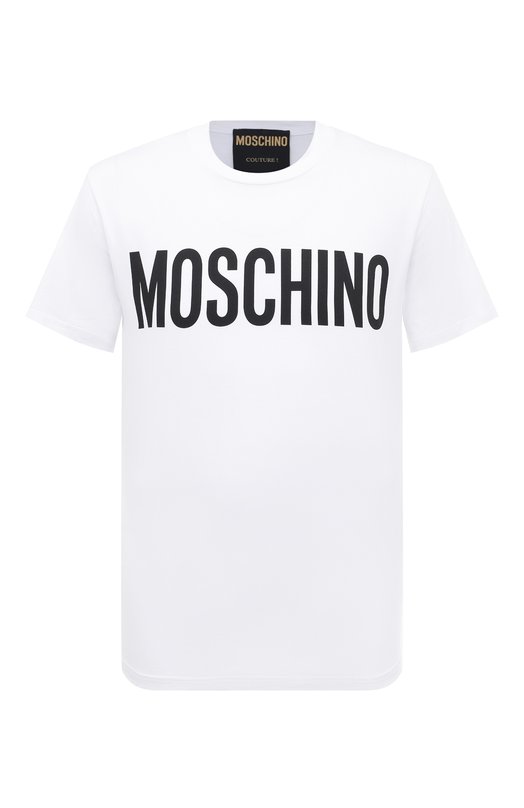 фото Хлопковая футболка moschino