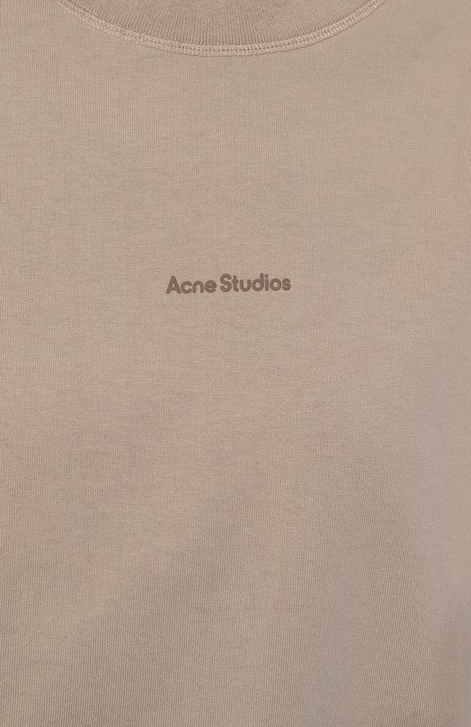 фото Хлопковая футболка acne studios