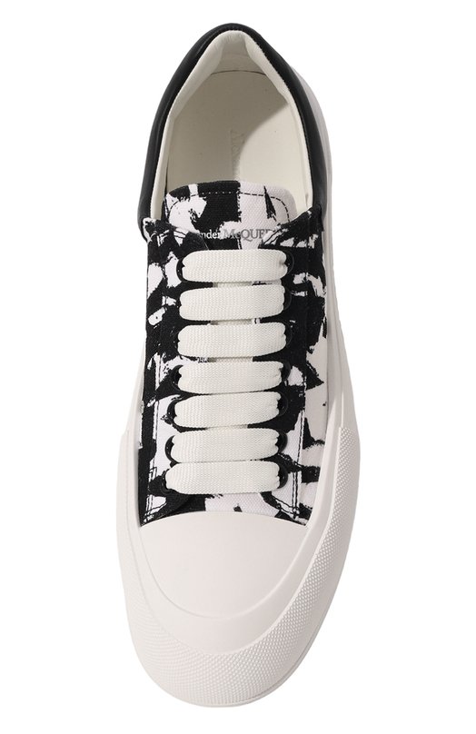 фото Текстильные кеды deck plimsoll alexander mcqueen