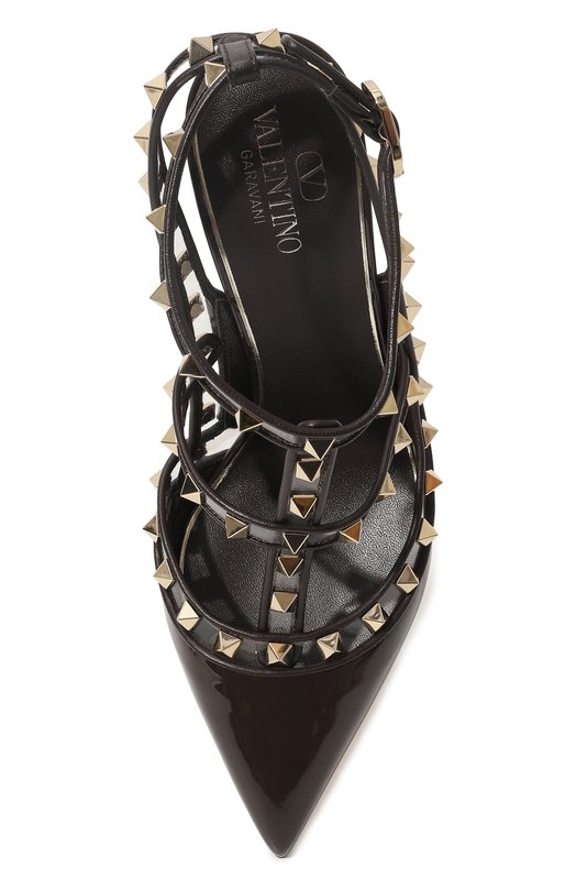 фото Кожаные туфли rockstud valentino