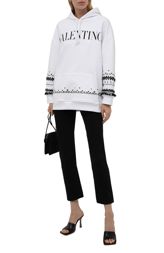фото Хлопковое худи valentino