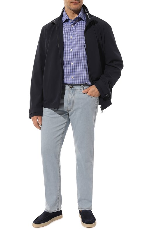 фото Хлопковая рубашка kiton