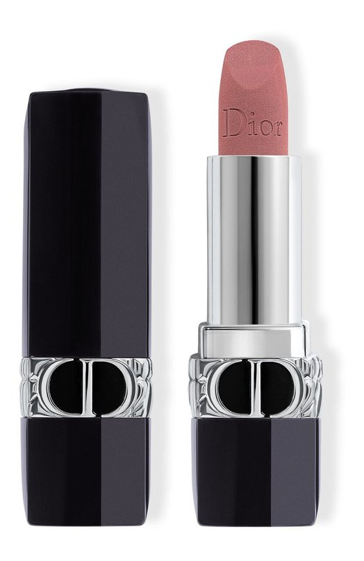 фото Помада для губ с вельветовым финишем rouge dior velvet lipstick, оттенок 100 естественный (3.5g) dior