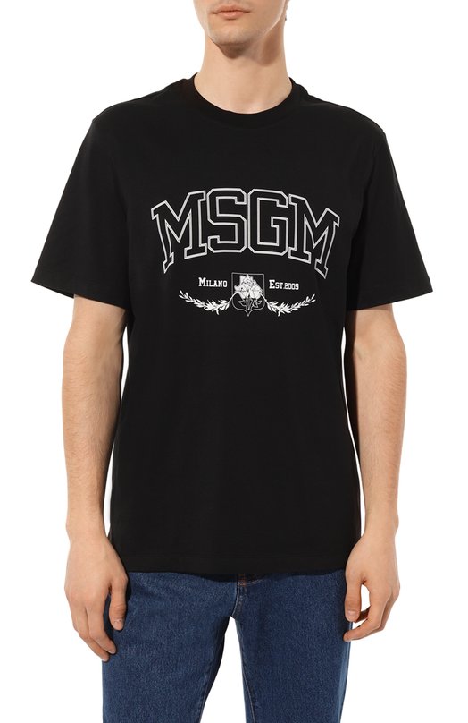 фото Хлопковая футболка msgm