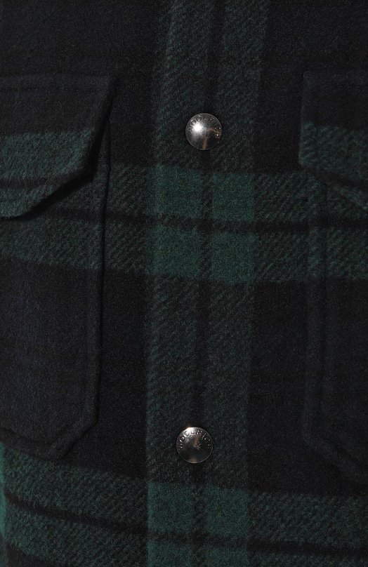 фото Куртка-рубашка из хлопка и шерсти woolrich
