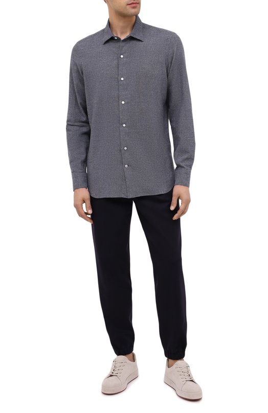 фото Хлопковая рубашка loro piana