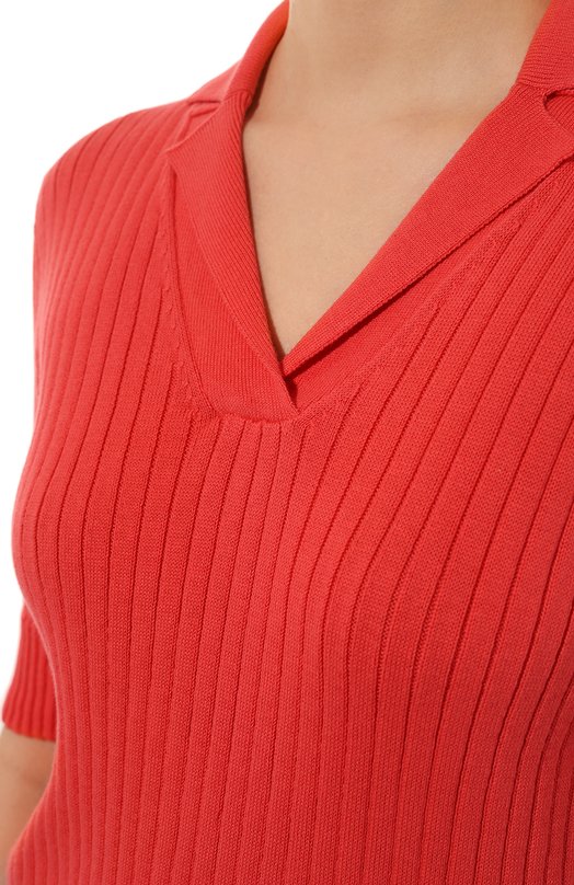 фото Пуловер-поло из хлопка и вискозы pietro brunelli