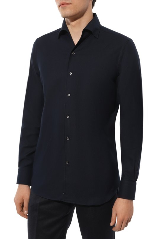 фото Хлопковая рубашка andrea campagna