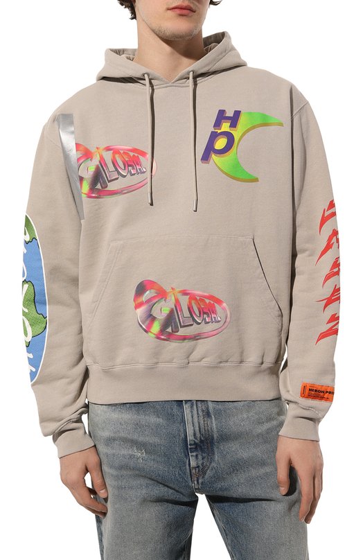 фото Хлопковое худи heron preston