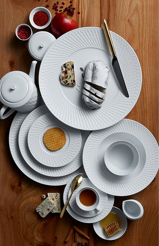 фото Тарелка для хлеба и масла twist blanc bernardaud