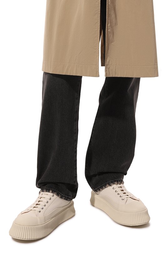 фото Текстильные кеды jil sander