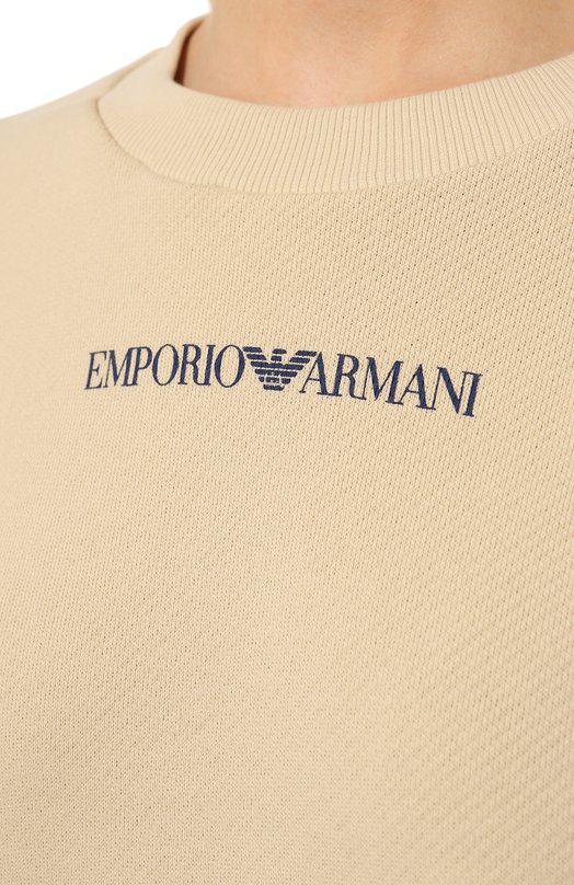 фото Хлопковый свитшот emporio armani