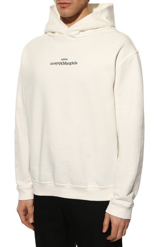 фото Хлопковое худи maison margiela