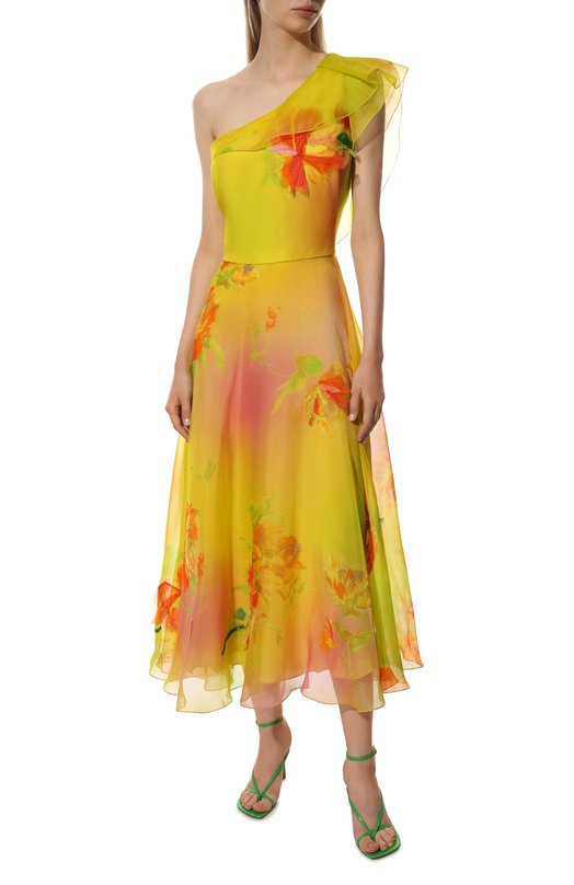 фото Шелковое платье ralph lauren