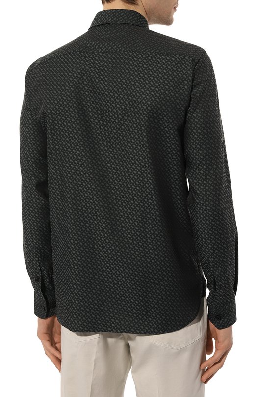 фото Хлопковая рубашка boss