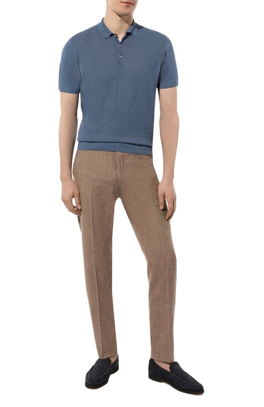 фото Льняное поло corneliani