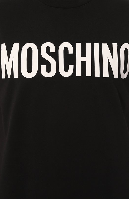 фото Хлопковая футболка moschino