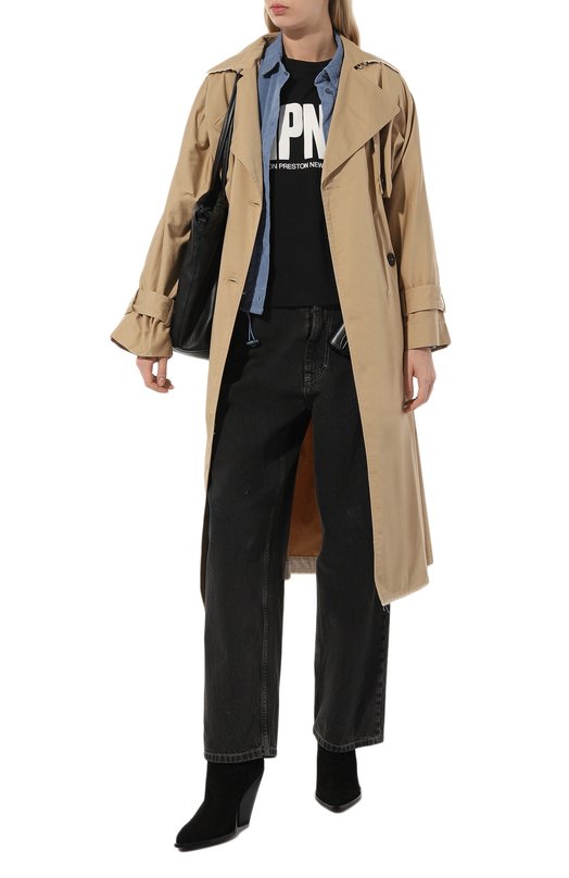 фото Хлопковая футболка heron preston