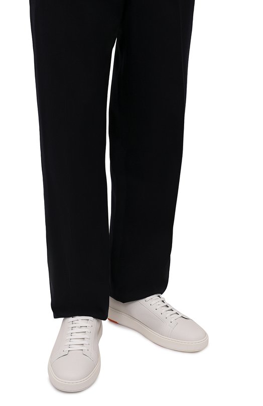 фото Кожаные кеды santoni