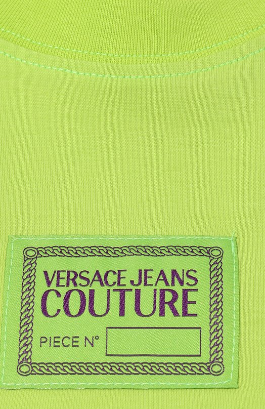 фото Хлопковая футболка versace jeans couture