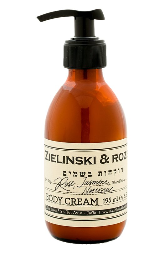 фото Крем для тела роза, жасмин, нарцисс (195ml) zielinski&rozen