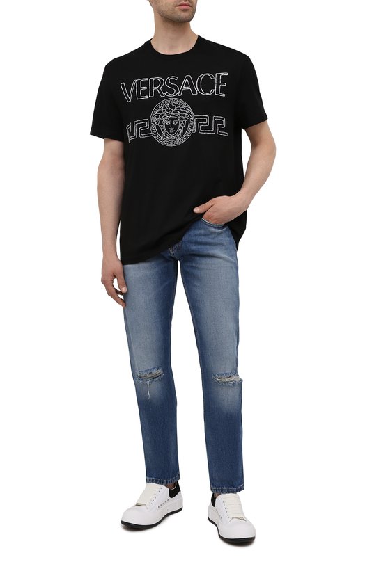 фото Хлопковая футболка versace