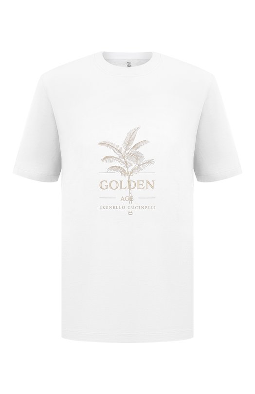 фото Хлопковая футболка brunello cucinelli