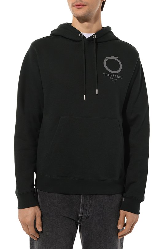 фото Хлопковое худи trussardi