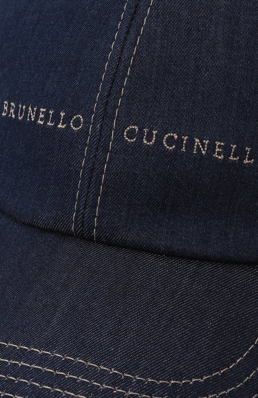 фото Хлопковая бейсболка brunello cucinelli