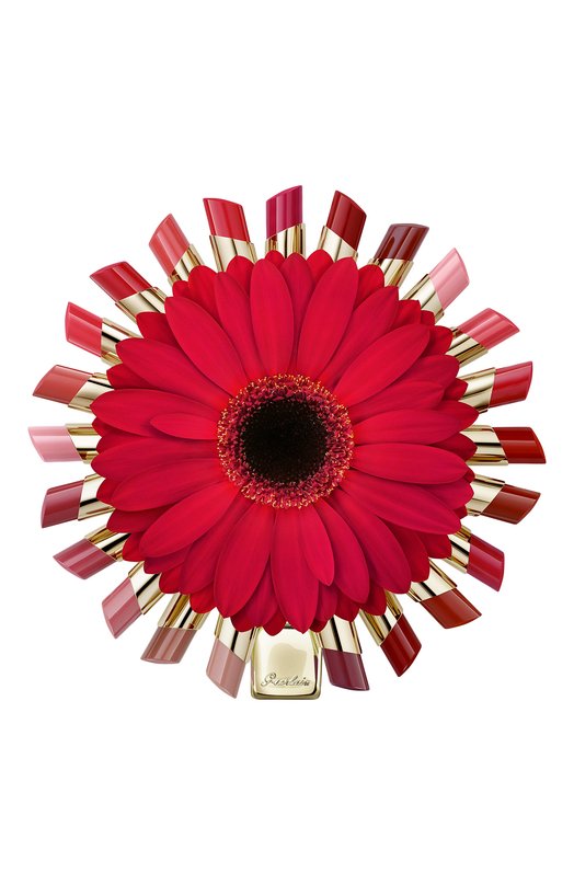 фото Помада для губ kisskiss shine bloom, 709 красный лепесток guerlain