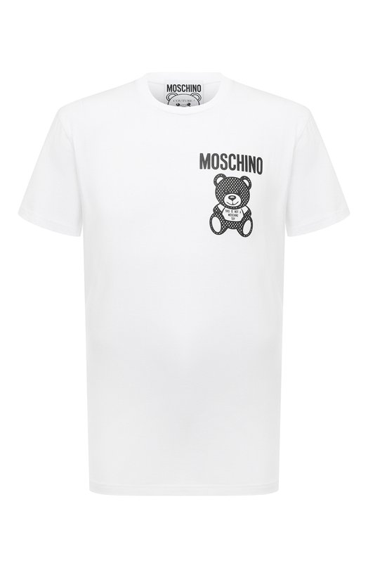 фото Хлопковая футболка moschino