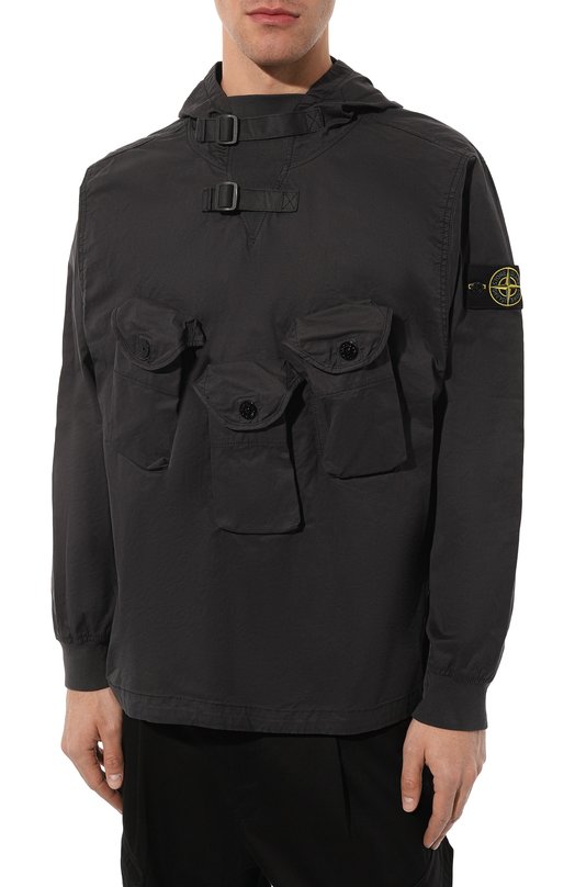 фото Хлопковый анорак stone island