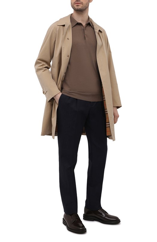 фото Брюки из хлопка и льна loro piana