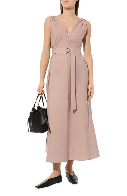 фото Хлопковое платье brunello cucinelli