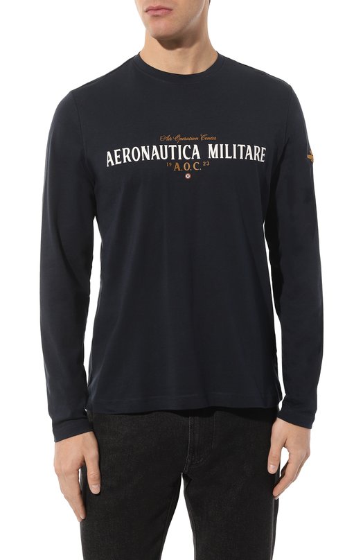 фото Хлопковый лонгслив aeronautica militare