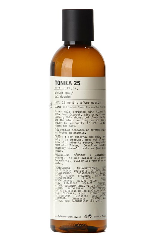 фото Гель для душа tonka 25 (237ml) le labo