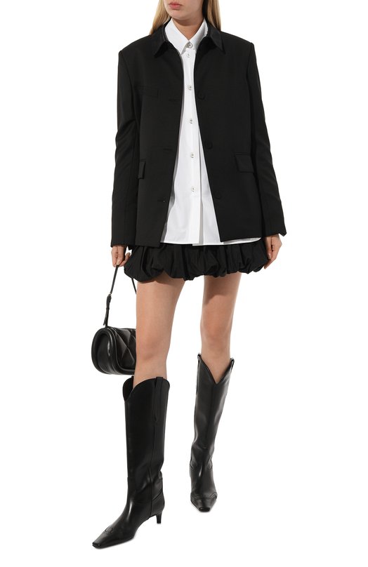 фото Хлопковая рубашка jil sander