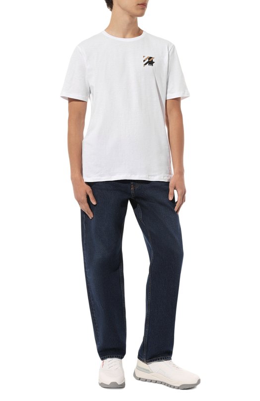 фото Хлопковая футболка boss