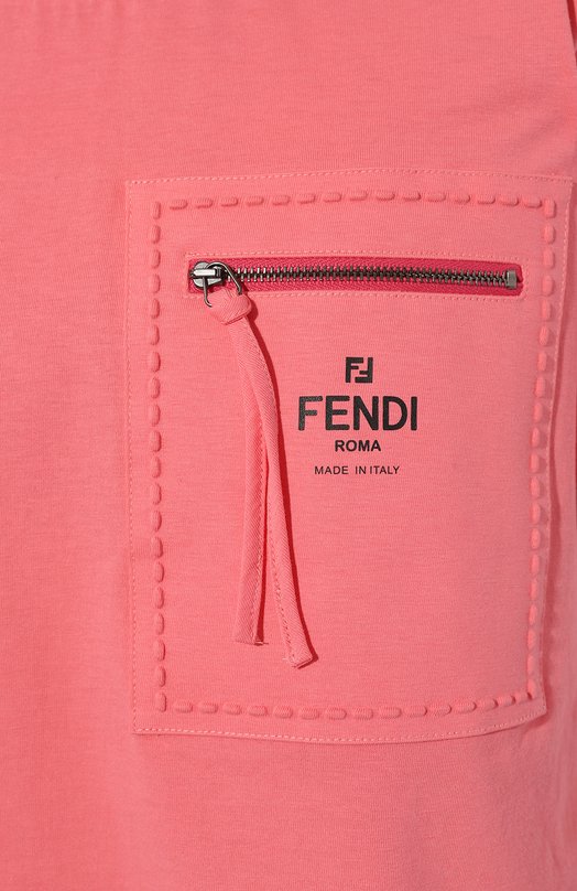 фото Хлопковая футболка fendi