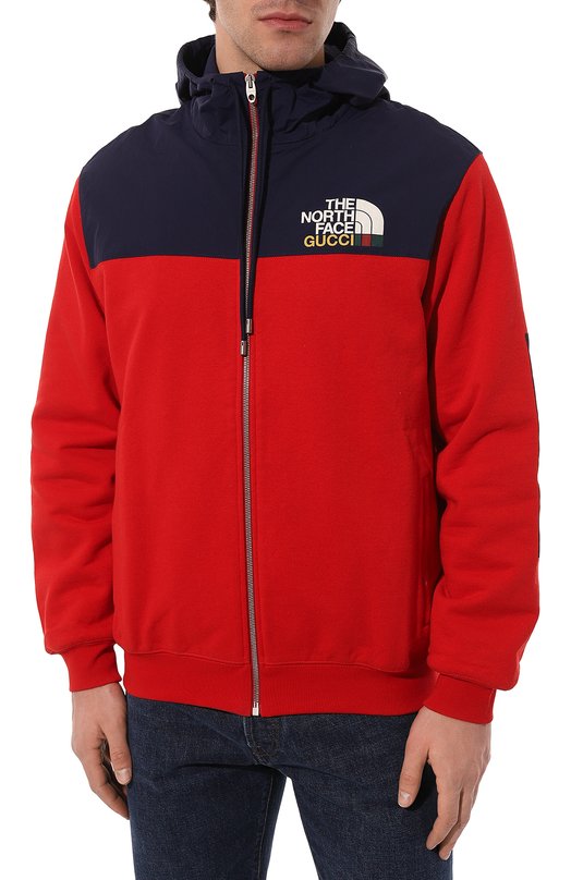 фото Хлопковая толстовка the north face x gucci gucci