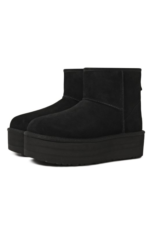 фото Замшевые полусапоги classic mini platform ugg