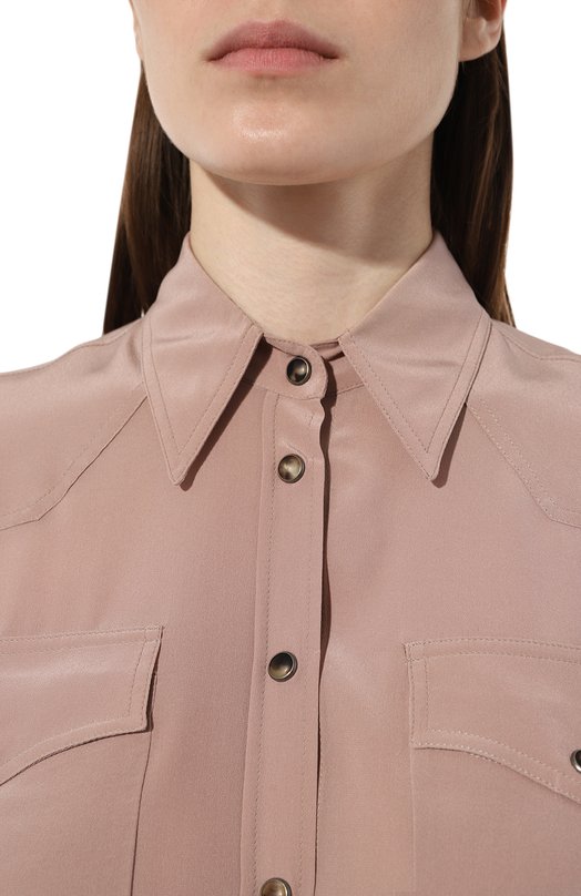 фото Шелковая блузка brunello cucinelli