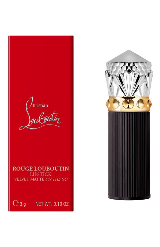 фото Матовая помада для губ rouge louboutin velvet matte on the go, оттенок jackie's wine christian louboutin