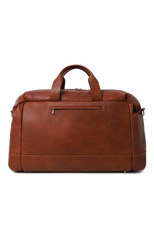 фото Кожаная дорожная сумка brunello cucinelli