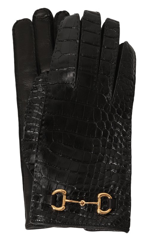 фото Перчатки из кожи аллигатора gucci