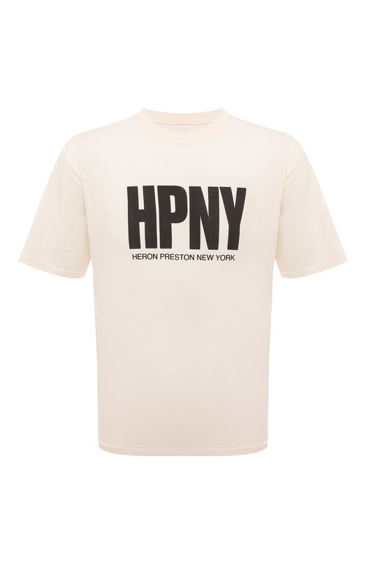 фото Хлопковая футболка heron preston
